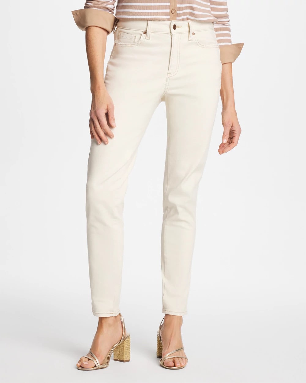 Chico's Online Sea Salt Skinny Ankle Jeans