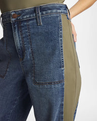 Chico's Outlet Mariana Indigo Utility Barrel Jeans