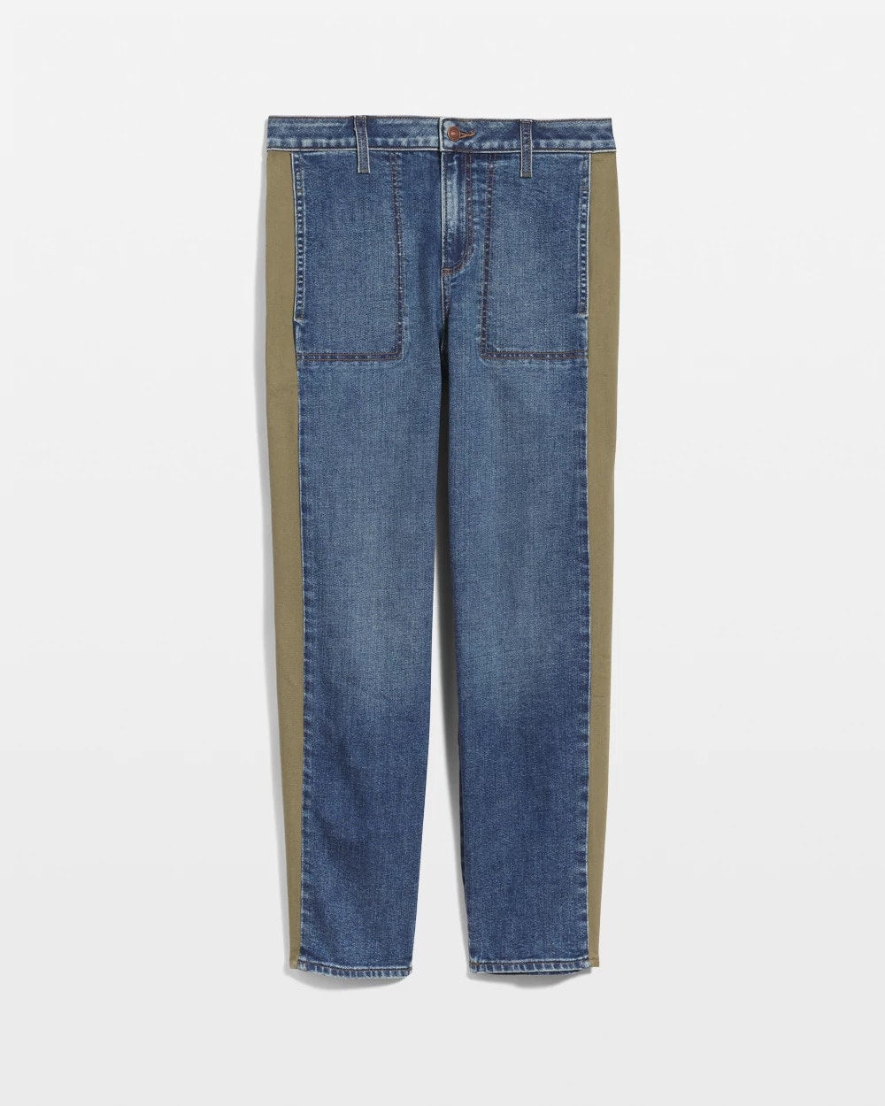 Chico's Outlet Mariana Indigo Utility Barrel Jeans