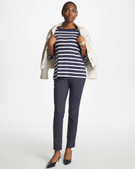Chico's On Sale Passport Blue Pima 3/4 Sleeve Tee