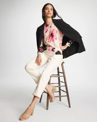 Chico's For Sale Sweet Blossom Printed Bateau Dolman Pullover