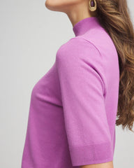 Chico's For Sale Gooseberry Ella Elbow Sleeve Mockneck Sweater