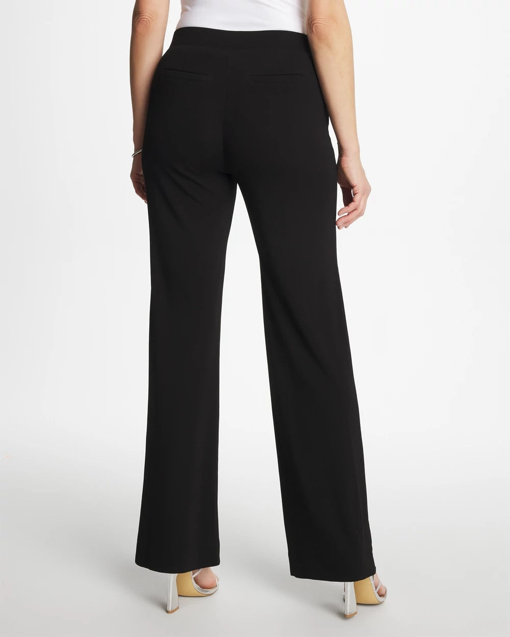 Chico's Online Black Matte Jersey Pants
