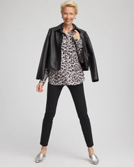Chico's Discount Black Emme Skinny Ponte Ankle Pants