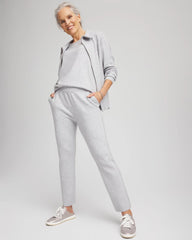 Chico's Discount Frosted Gray Heather Zenergy® Luxe Diamante Pants