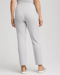 Chico's Discount Frosted Gray Heather Zenergy® Luxe Diamante Pants