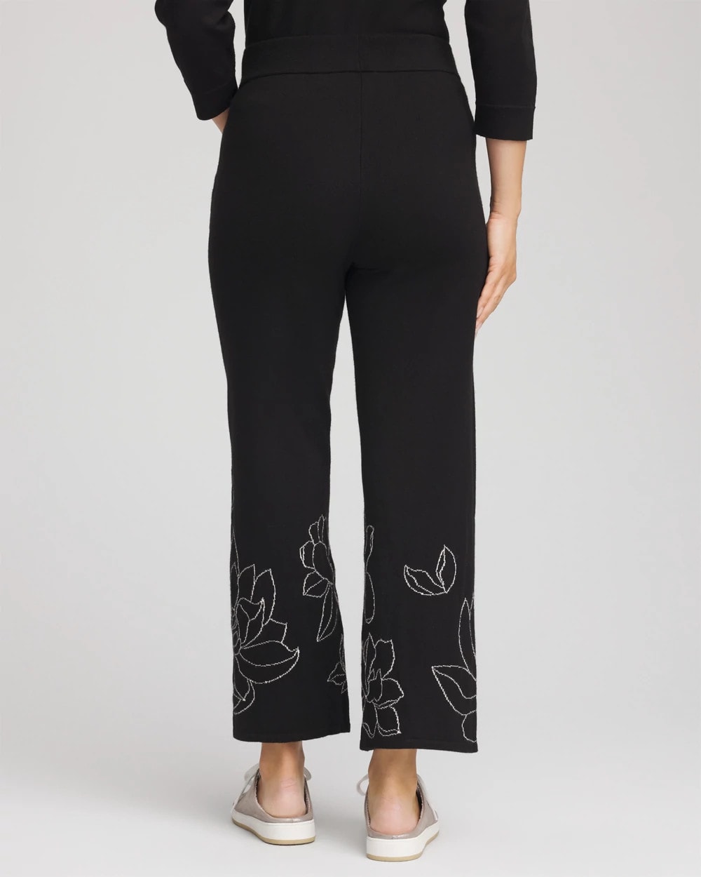 Chico's On Sale Black Zenergy® Luxe Intarsia Pants