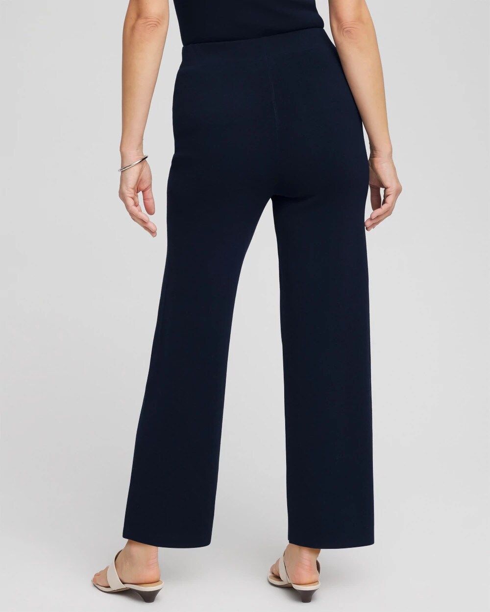 Chico's Online Travelers India Ink Travelers™ Sweater Knit Wide-Leg Pants