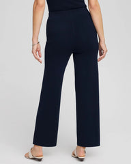 Chico's Online Travelers India Ink Travelers™ Sweater Knit Wide-Leg Pants
