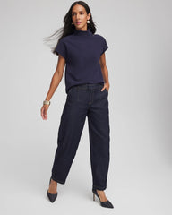 Chico's On Sale Cedar Rinse Tapered Trouser Jeans