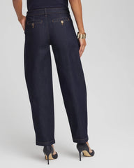 Chico's On Sale Cedar Rinse Tapered Trouser Jeans