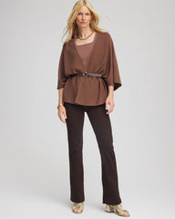 Chico's Online Cocoa Bean Pull-On Slim Bootcut Jeggings
