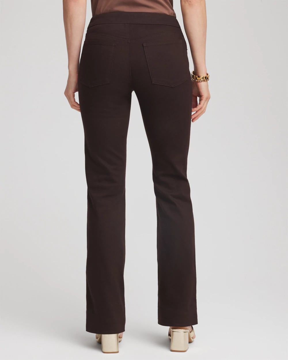 Chico's Online Cocoa Bean Pull-On Slim Bootcut Jeggings