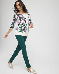 Chico's On Sale Enchanted Forest Denim Pull-On Jeggings