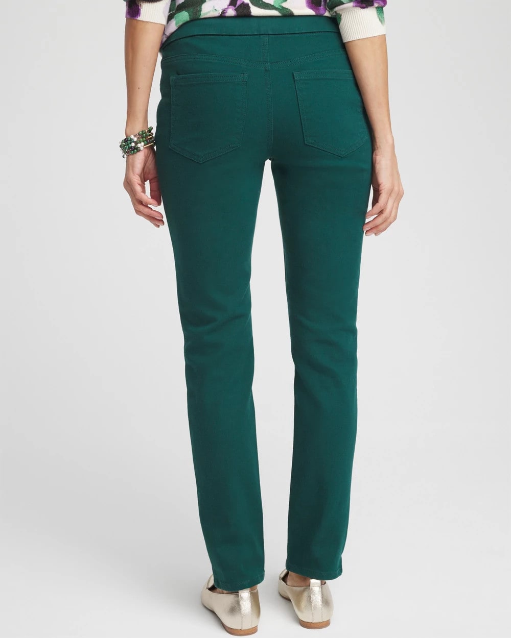 Chico's On Sale Enchanted Forest Denim Pull-On Jeggings