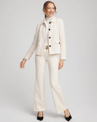 Chico's Sale English Cream Bouclé Chore Jacket