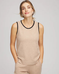 Chico's Outlet Champagne Fizz Zenergy® Luxe Cashmere-Blend Tank