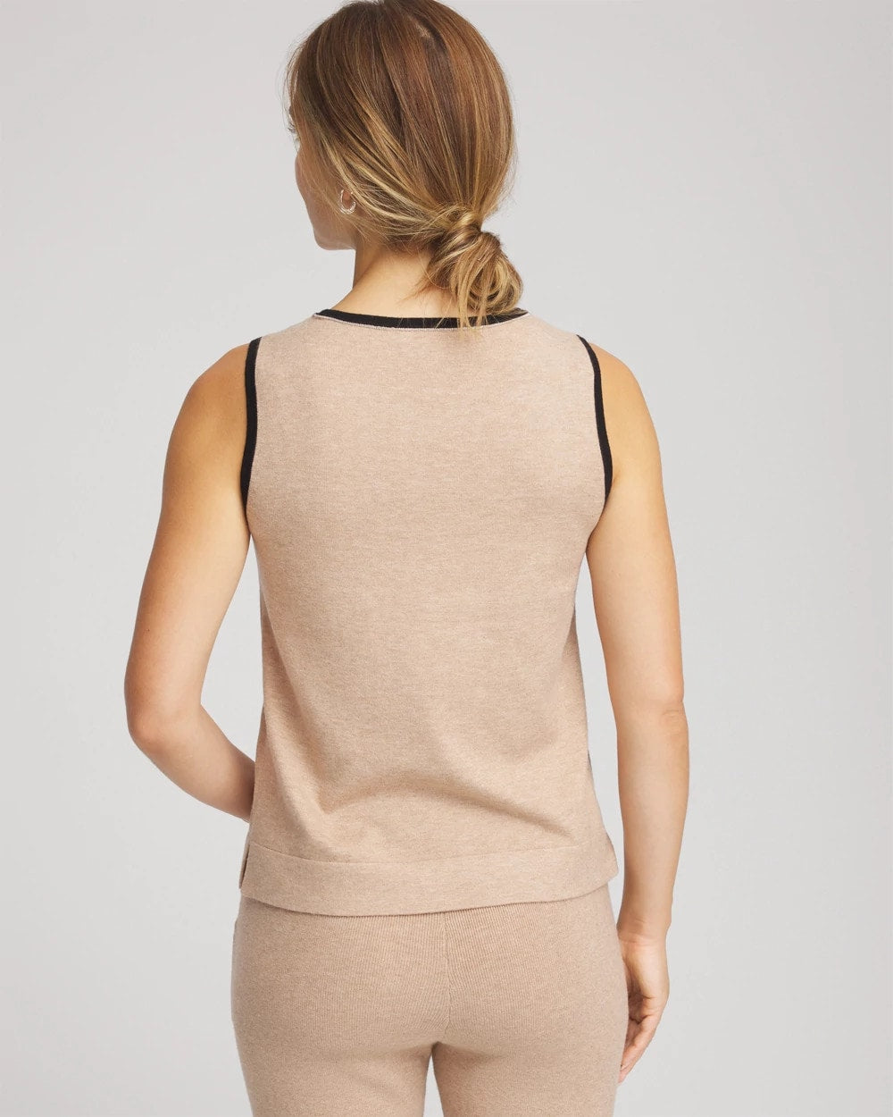 Chico's Outlet Champagne Fizz Zenergy® Luxe Cashmere-Blend Tank