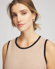 Chico's Outlet Champagne Fizz Zenergy® Luxe Cashmere-Blend Tank