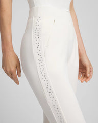 Chico's Discount English Cream Zenergy® Rhinestone Joggers