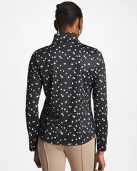 Chico's Sale Studio Taupe Zenergy® UPF Spotted Half Zip