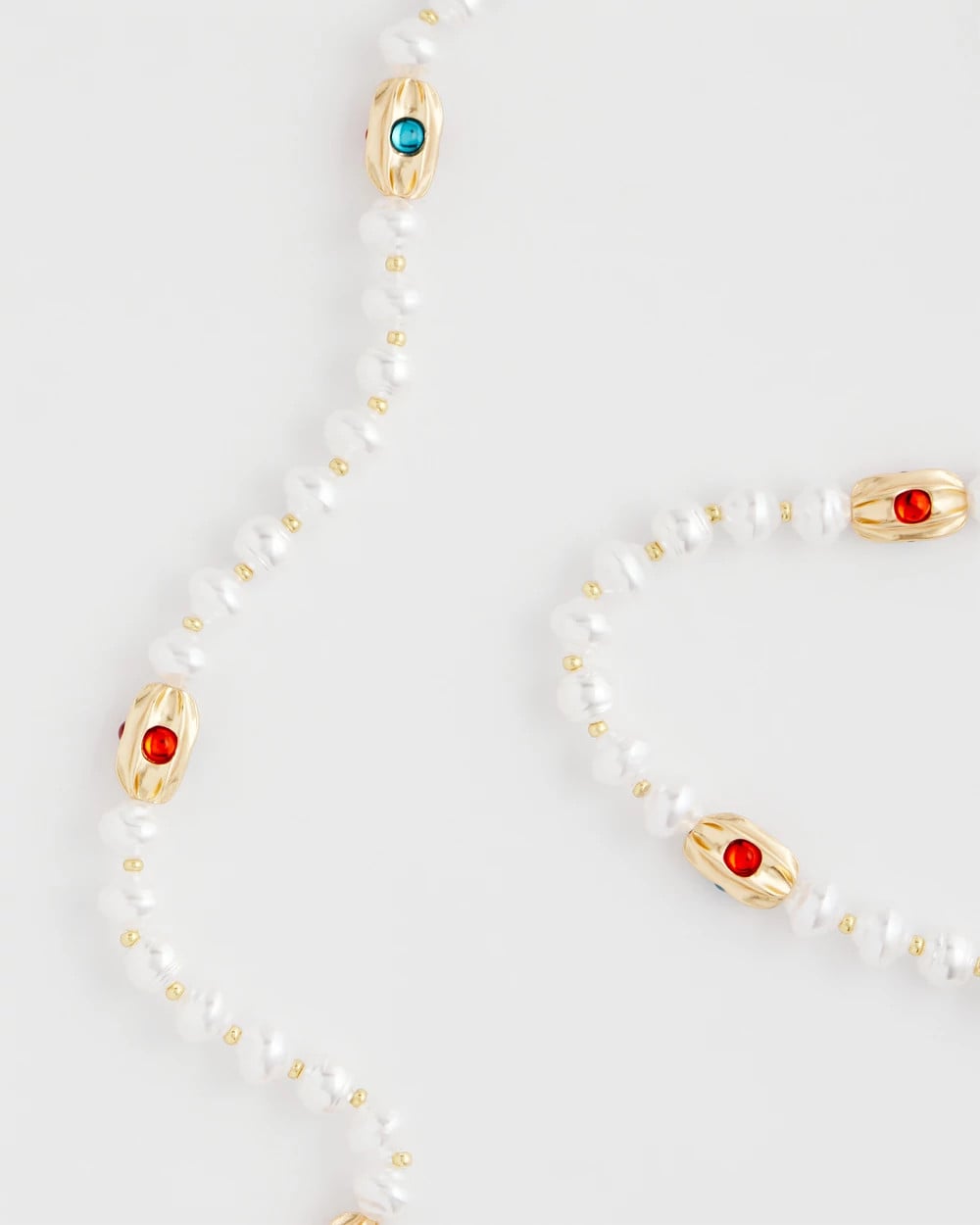Chico's Outlet Pearl Goldtone Faux Pearl Single-Strand Necklace