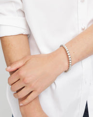 Chico's On Sale Iridescence Shiny Round Stretch Bracelet