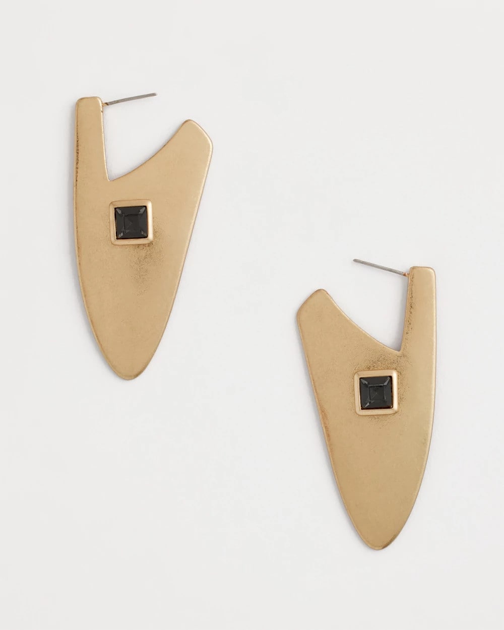 Chico's Sale Gold Gold Triangle Linear Earrings