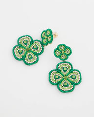 Chico's For Sale Green Clover Drop On Post Earrings