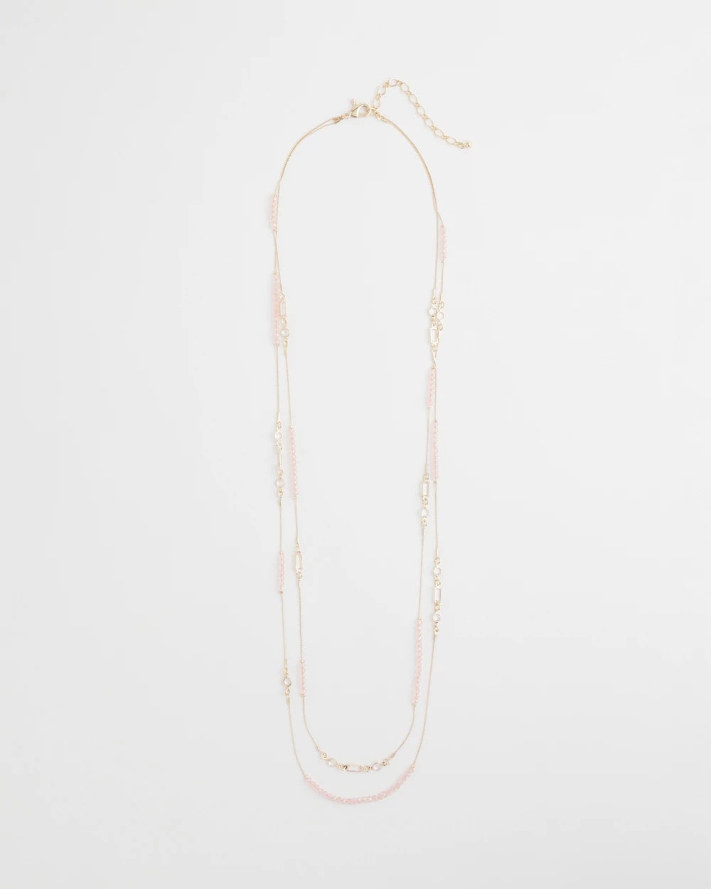 Chico's On Sale Pink Pink Double-Strand Necklace