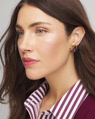 Chico's For Sale Orange Spider Web Glitz Earrings