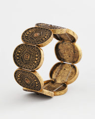 Chico's Discount Gold Medallion Stretch Bracelet