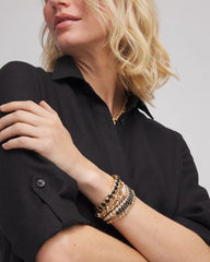 Chico's For Sale Black/Gold Thread Wrapped Cuff Bracelet