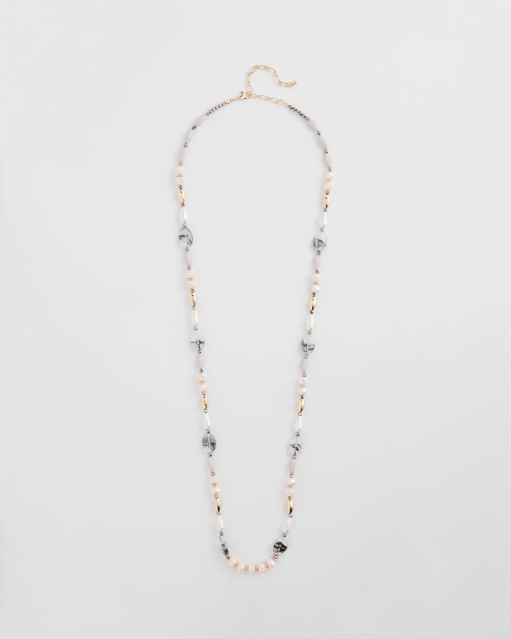 Chico's Sale Pink Pink Art Deco Beaded Necklace