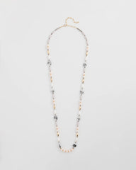 Chico's Sale Pink Pink Art Deco Beaded Necklace