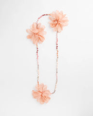 Chico's For Sale Pink Pink Floral Aventurine Long Single Necklace