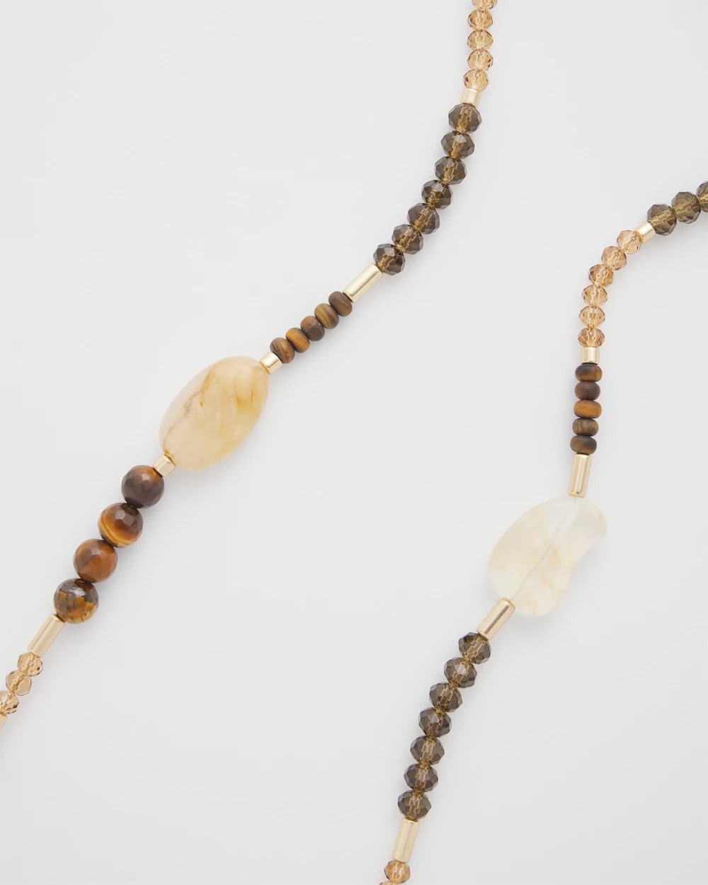 Chico's For Sale Neutral Tiger's Eye Single-Strand Necklace