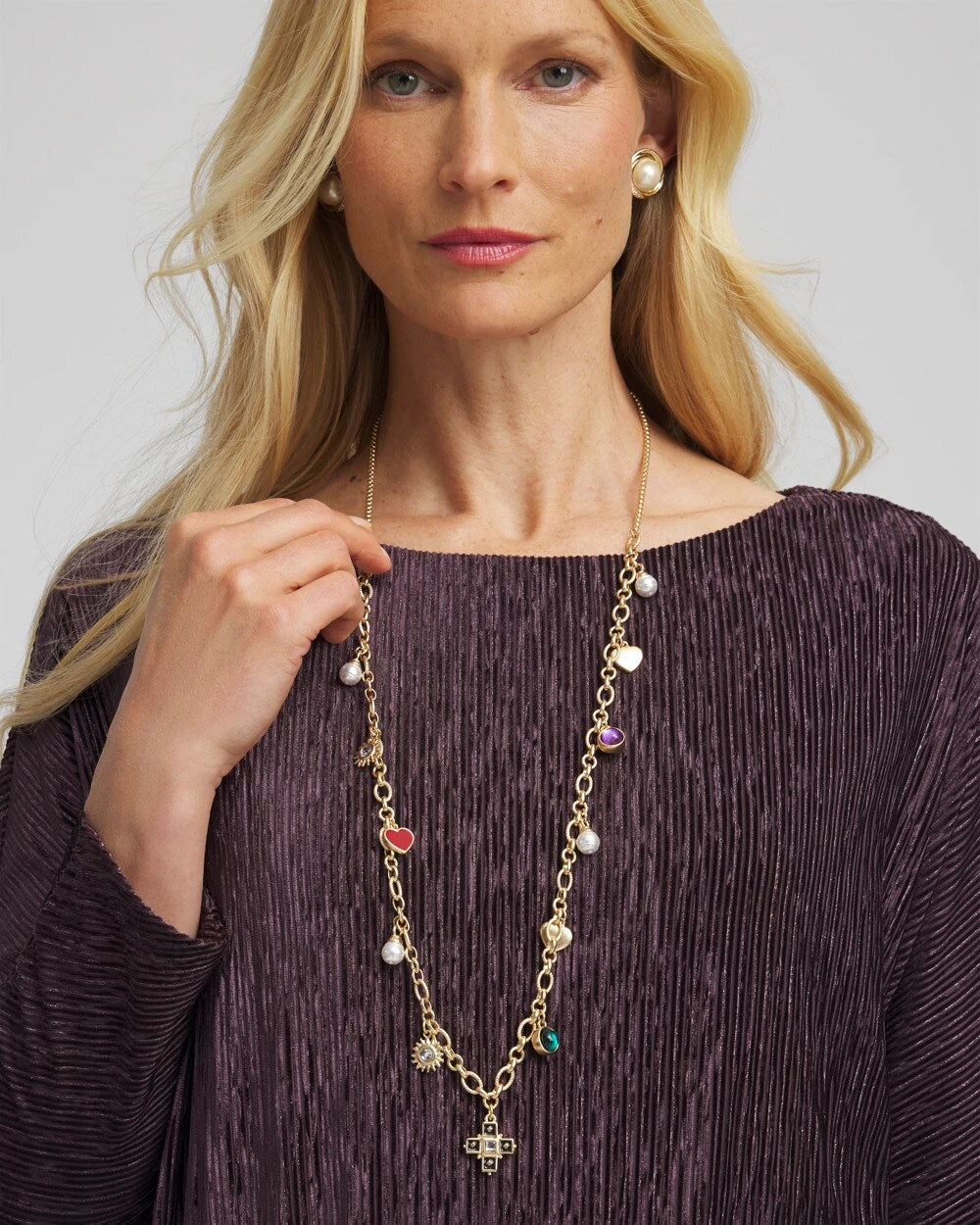 Chico's Discount Multi Adjustable Charm Necklace