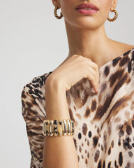 Chico's Outlet Brown Tortoise Stretch Bracelet