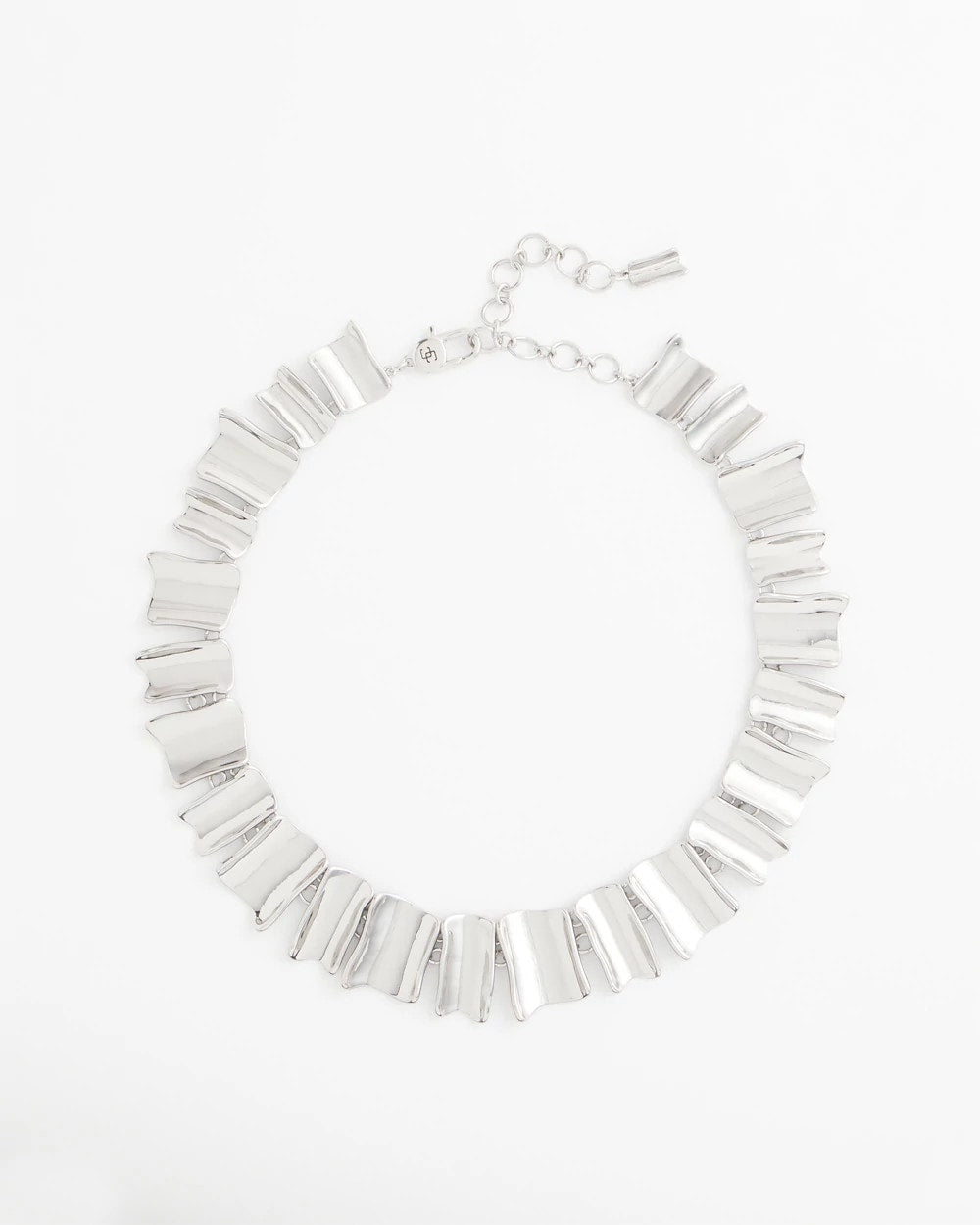 Chico's For Sale Silver Silver Wave Collar Necklace