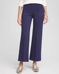 Chico's Outlet Passport Blue Lightweight Juliet Kick Flare Pants