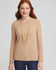 Chico's For Sale Camel Cashmere Crewneck Sweater
