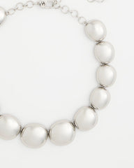 Chico's Discount Silver Silver Pebble Collar Necklace