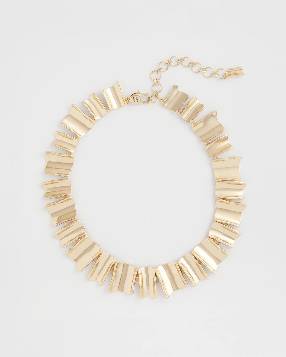 Chico's Online Gold Gold Wave Collar Necklace