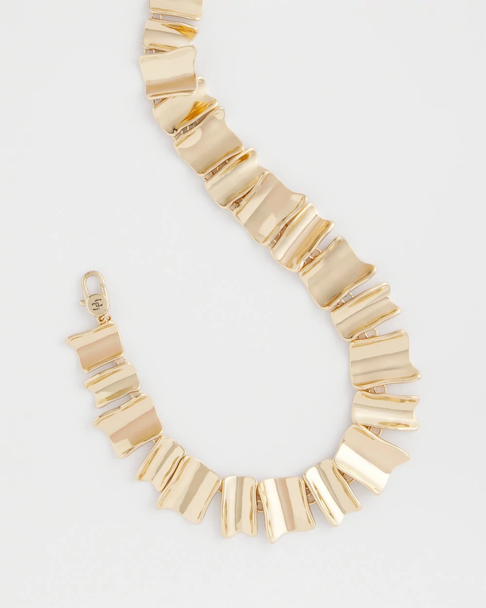 Chico's Online Gold Gold Wave Collar Necklace