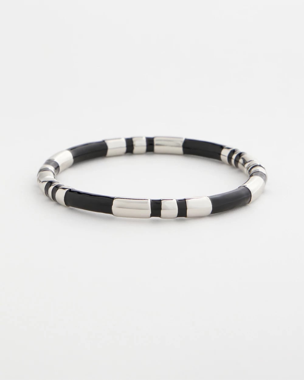 Chico's On Sale Black Black Enamel Hinge Bangle
