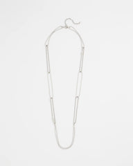 Chico's For Sale Silver Long Silver Ball Chain Single Strand