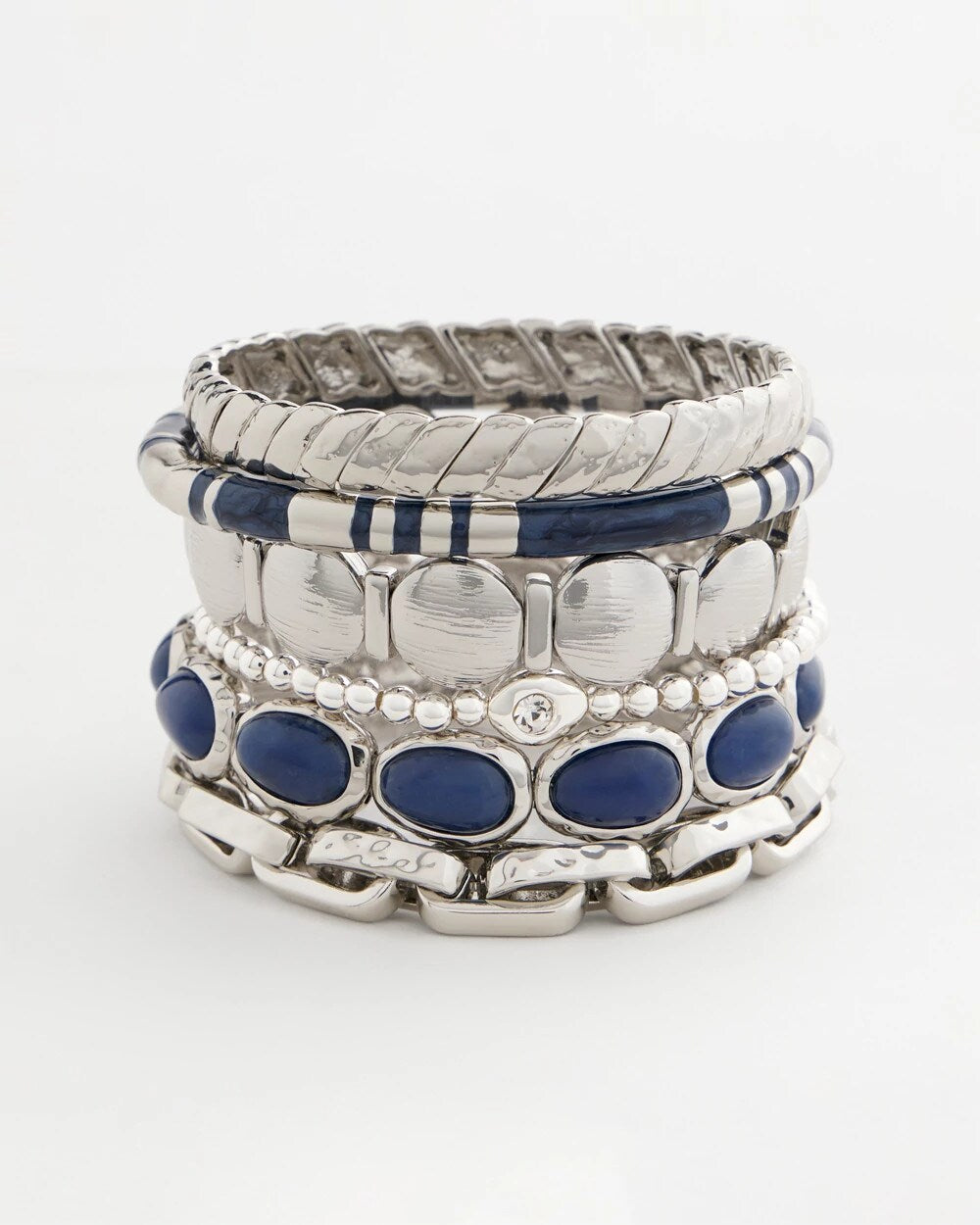 Chico's Sale Silver Silver Link Stretch Bracelet