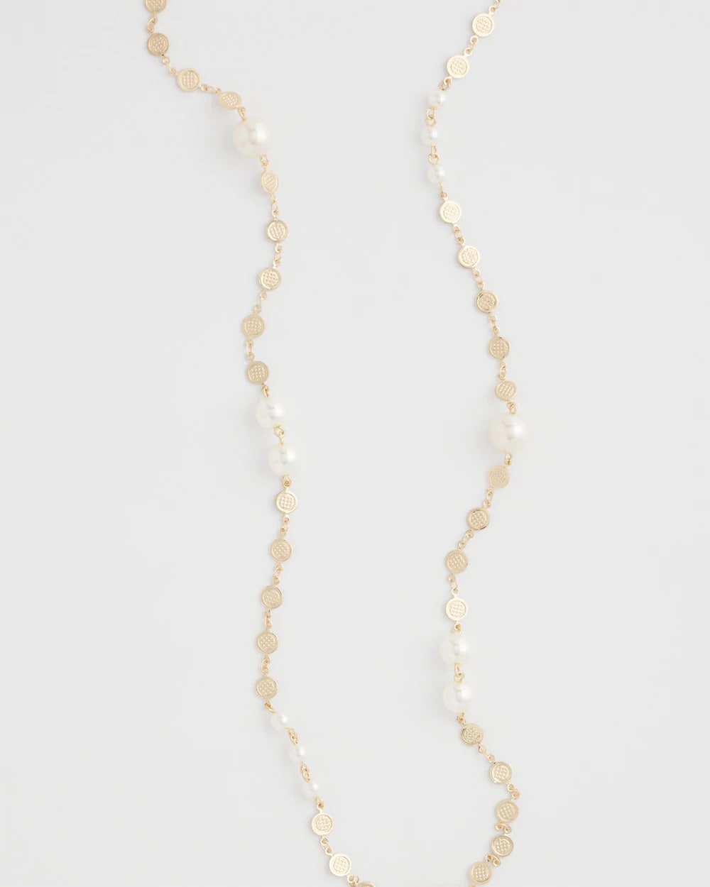 Chico's For Sale Pearl Pearl and Link Necklace