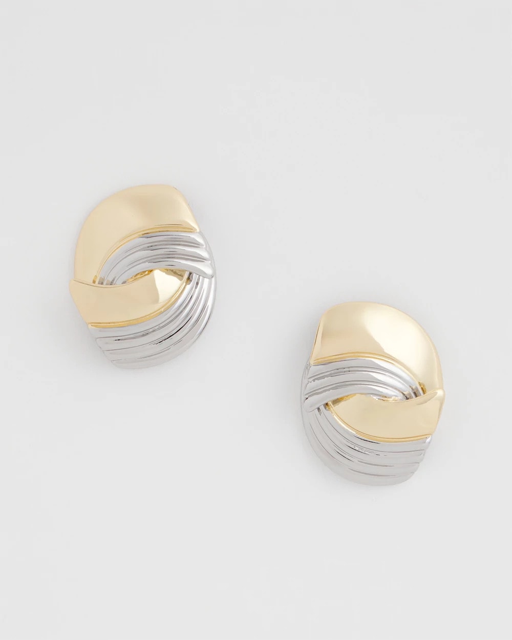 Chico's Discount Mixed Metals Mixed Metal Stud Earrings